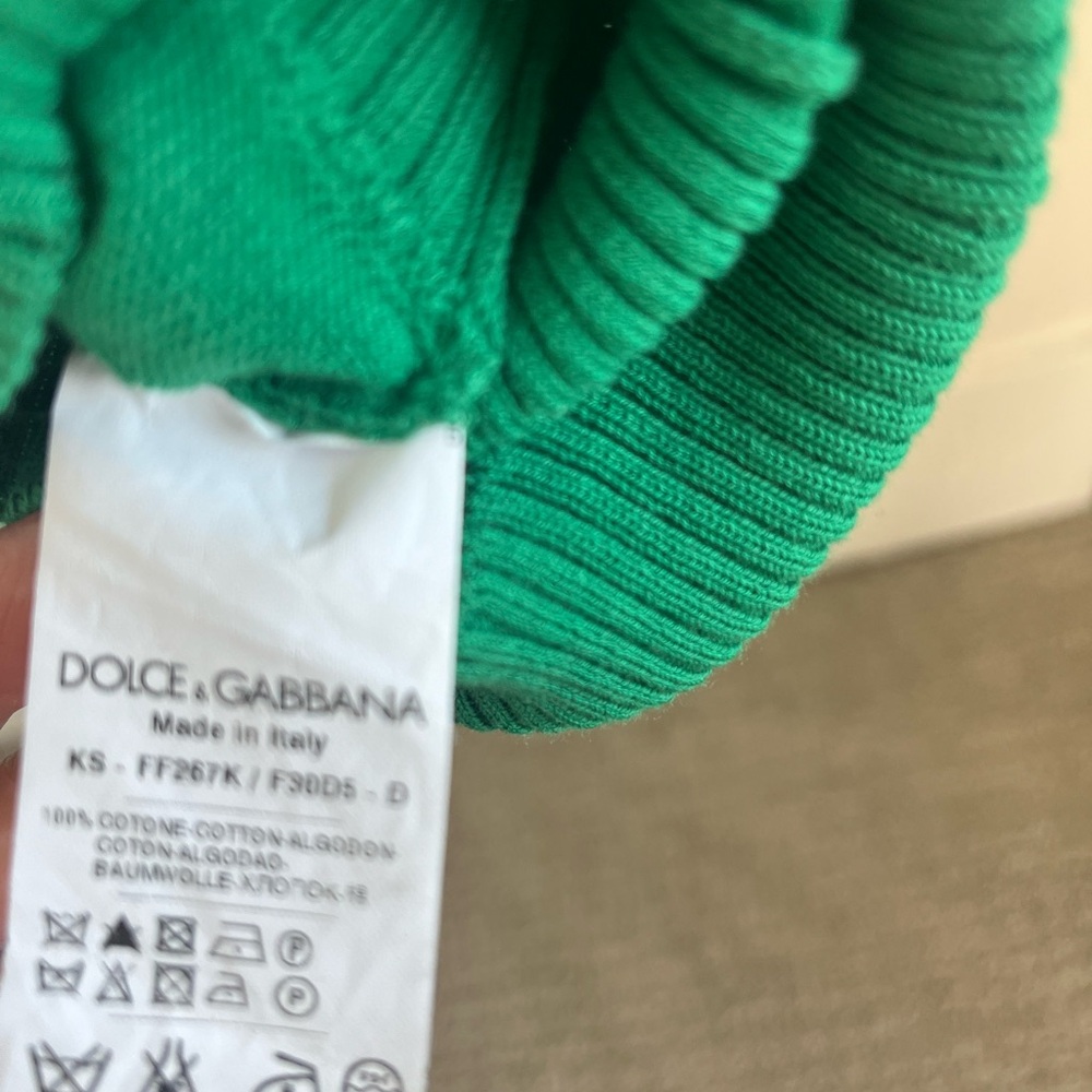 Dolce & Gabbana Emerald Green Blouse - Picture 3 of 4